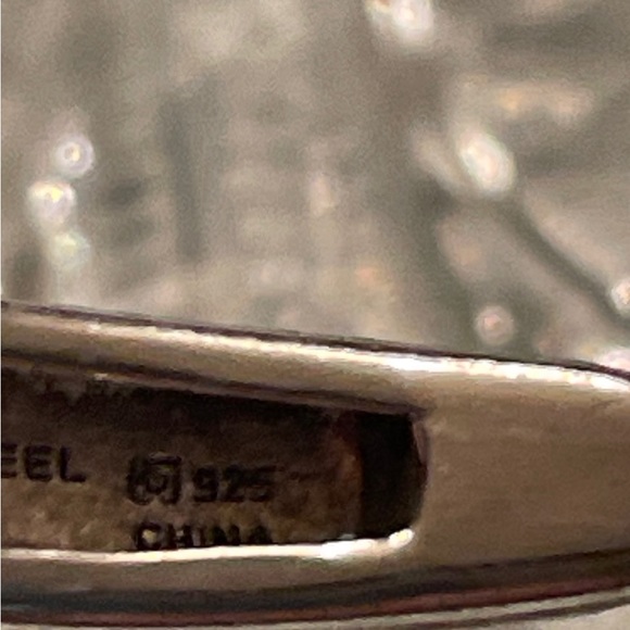 Rhodolite Garnet SS  filigree bracelet - Picture 8 of 12